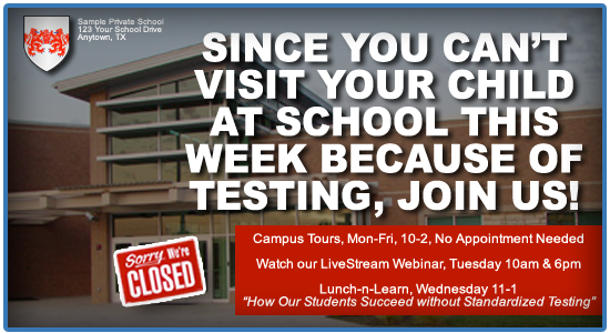 Christian school marketing - private schools vs standardized testing