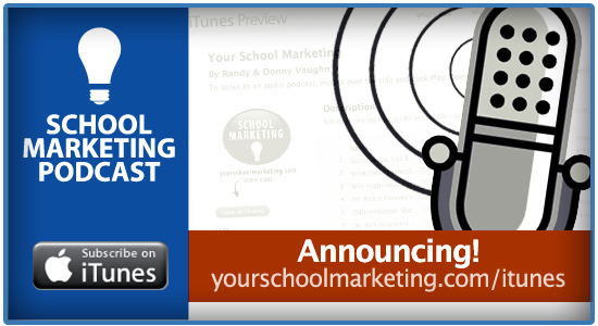 Announcing the School Marketing Podcast is now available on iTunes!
