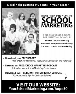HOPE - Advertisement - Christian School Marketing - Oregon