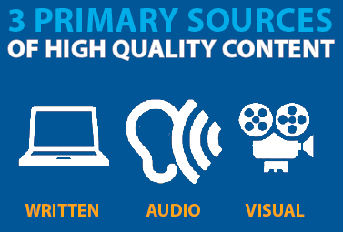 3 primiary sources of content for your school