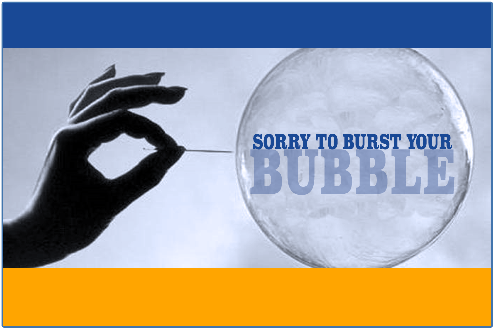 Sorry to burst your school's bubble!