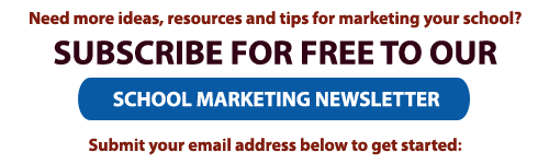 Subscribe for FREE to our school marketing newsletter