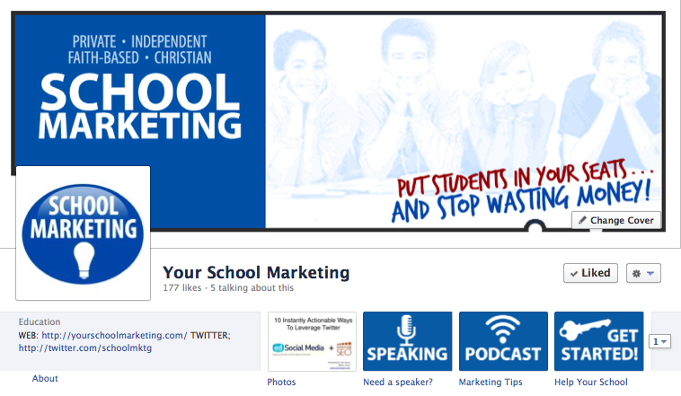 Custom Facebook pages offer a number a benefits for private schools