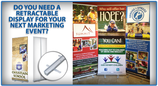 Need A Retractable Display for Your Next School Marketing Event?