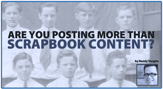 What are you posting on your Christian's school's Facebook page? Are you just posting SCRAPBOOK CONTENT? Why you should stop it now!