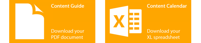 Content Guide and Content Calendar