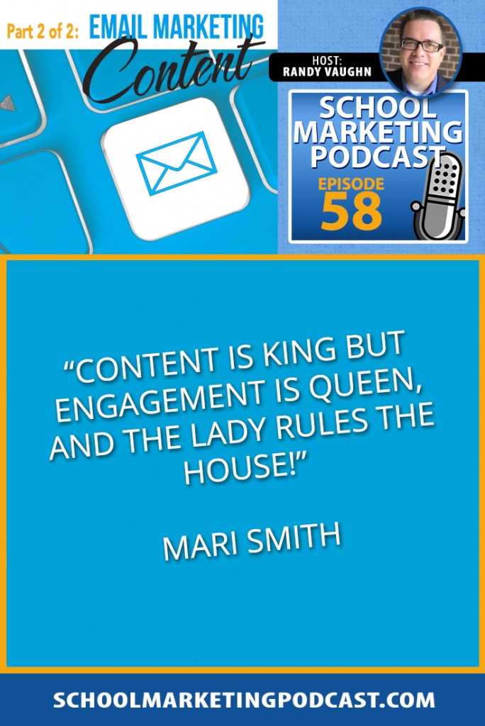 Email marketing content ideas for growing and nurturing your list (podcast #58)