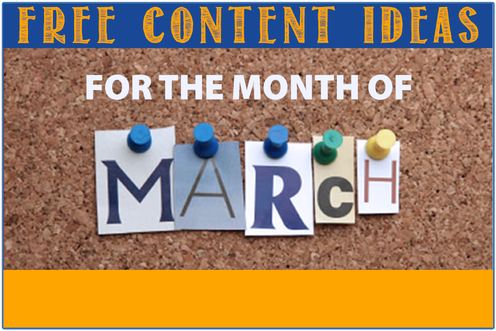 March content ideas for your private school