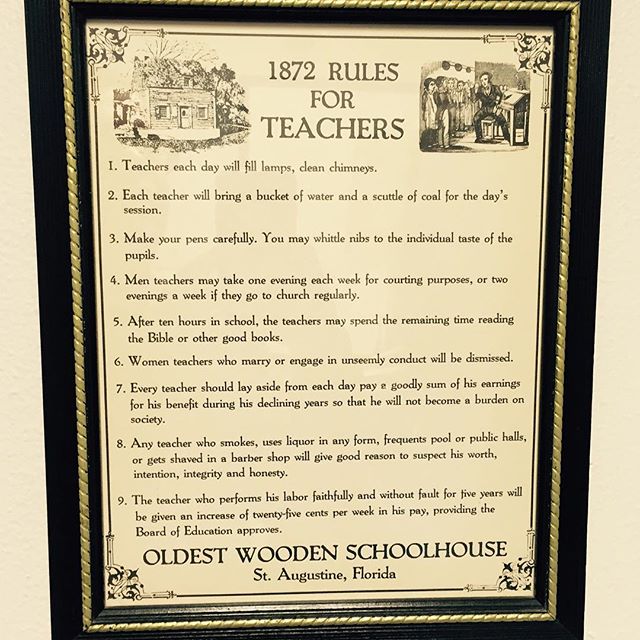 1872 - Rules for Teachers