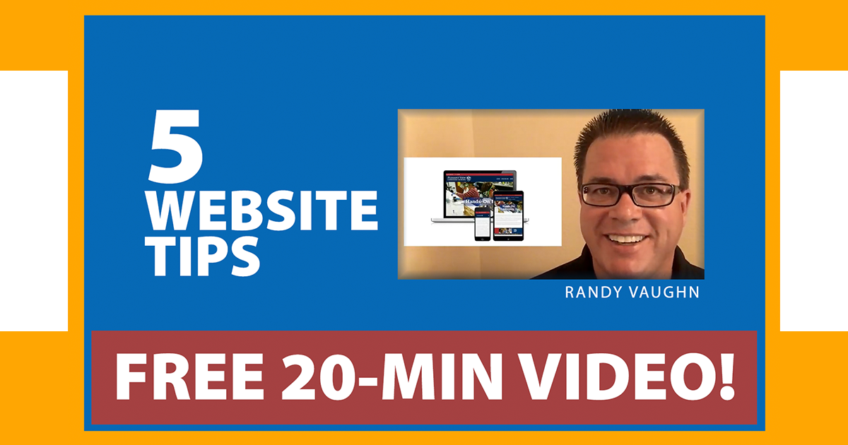 School Marketing Website Tips - Randy Vaughn