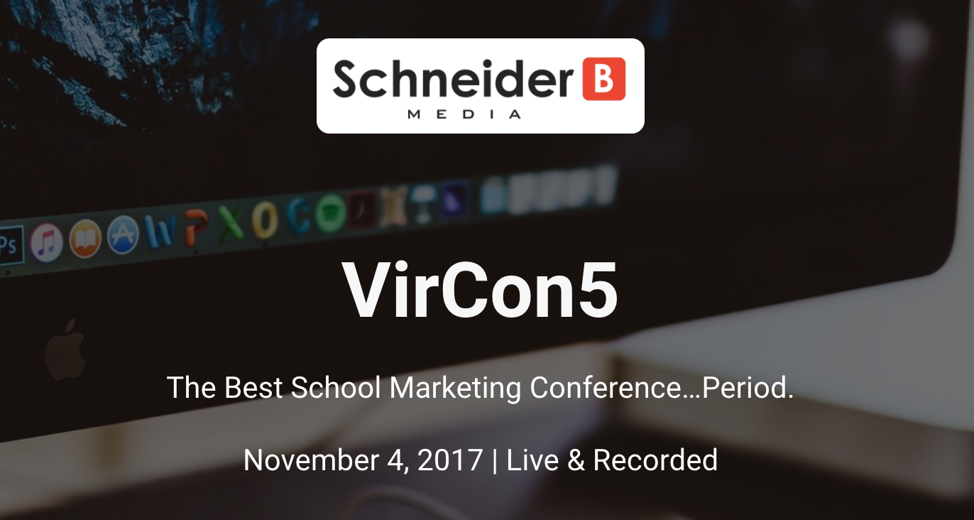 Check out this Virtual School Marketing Conference - hear these great speakers! 